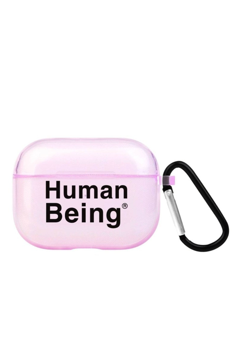 Human Being AirPods Pro Şeffaf Silikon Kılıf Lila - SUMTHINCS