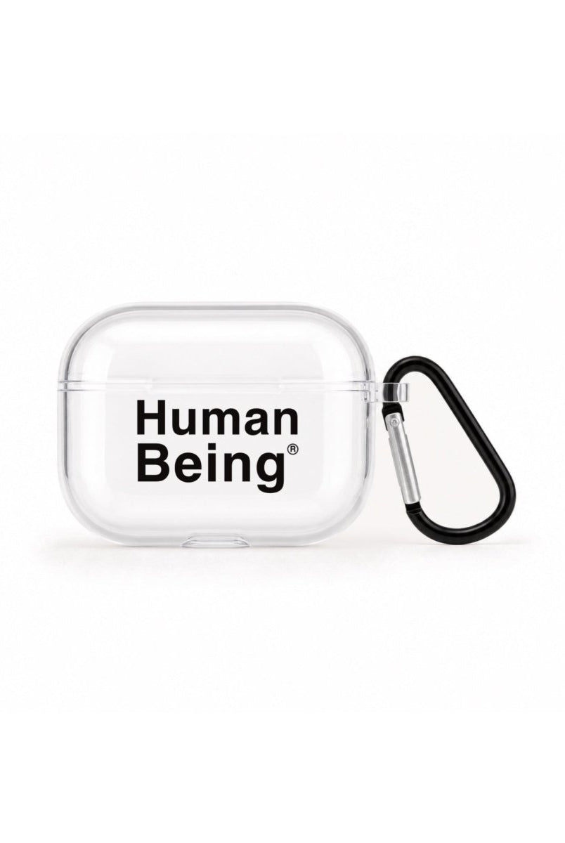 Human Being AirPods Pro Şeffaf Silikon Kılıf Beyaz Şeffaf - Sumthincs