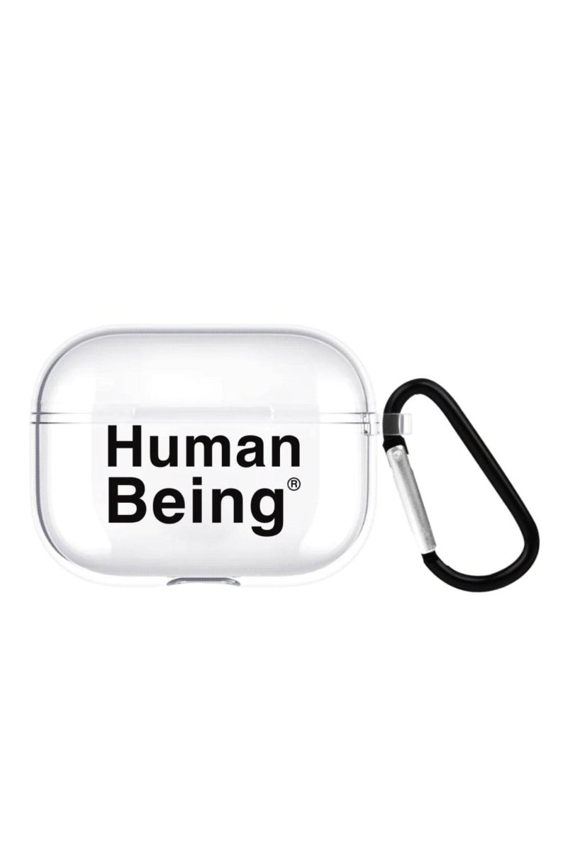 Human Being AirPods Pro Şeffaf Silikon Kılıf Beyaz Şeffaf - SUMTHINCS