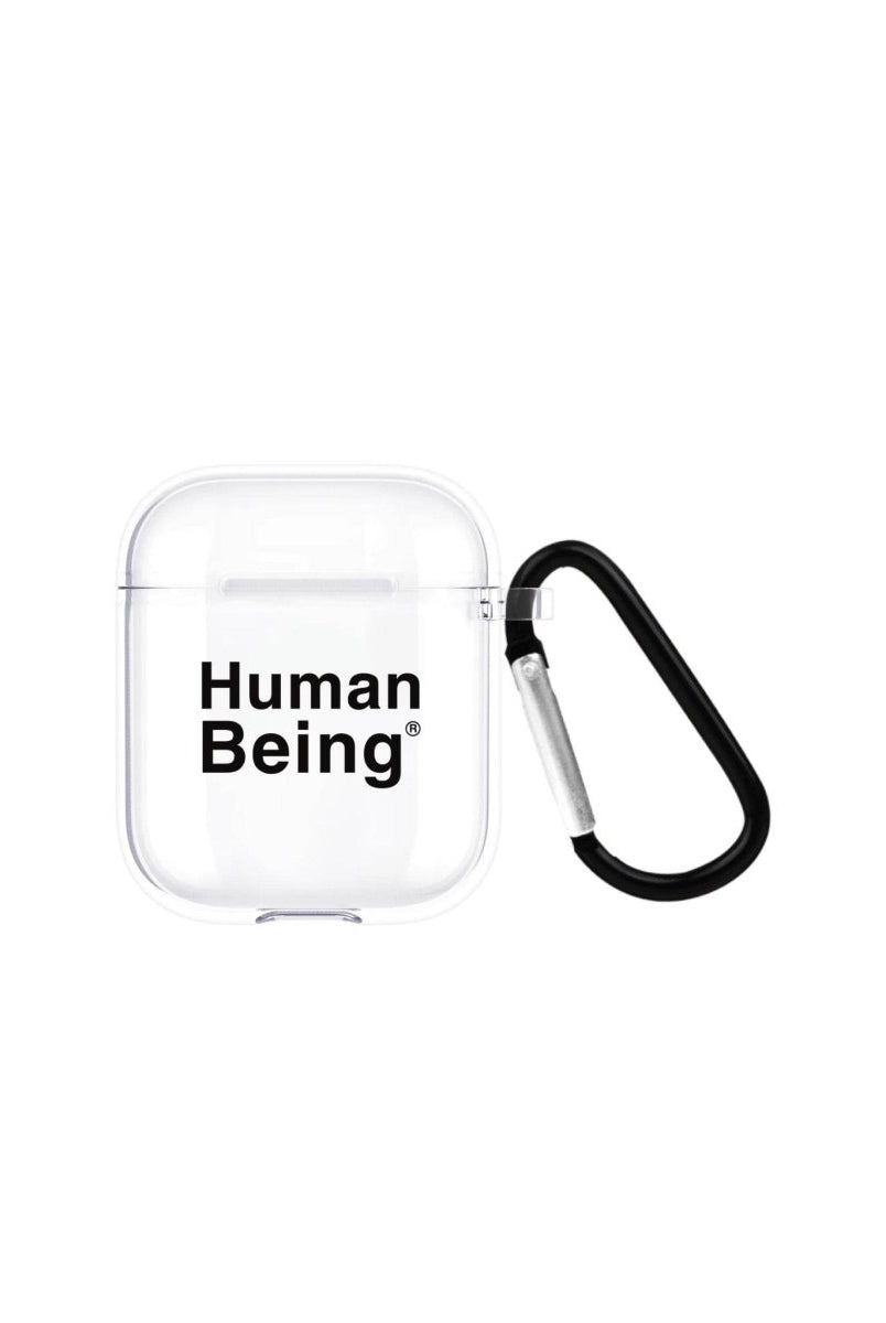 Human Being AirPods Şeffaf Silikon Kılıf Beyaz Şeffaf - SUMTHINCS