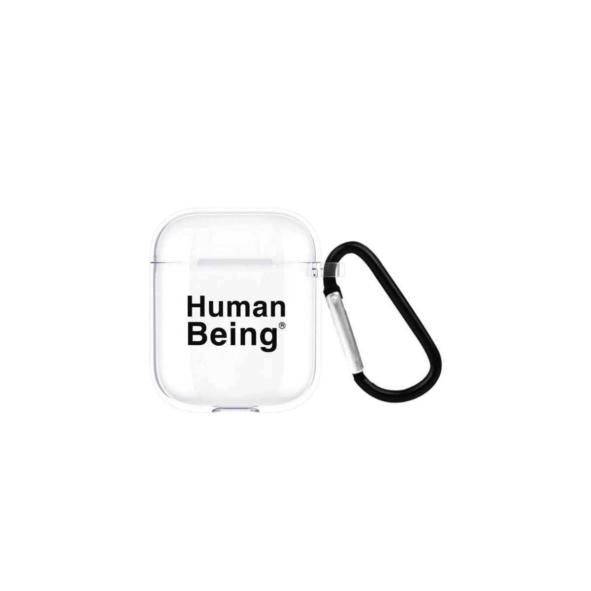 Human Being AirPods Şeffaf Silikon Kılıf Beyaz Şeffaf - SUMTHINCS