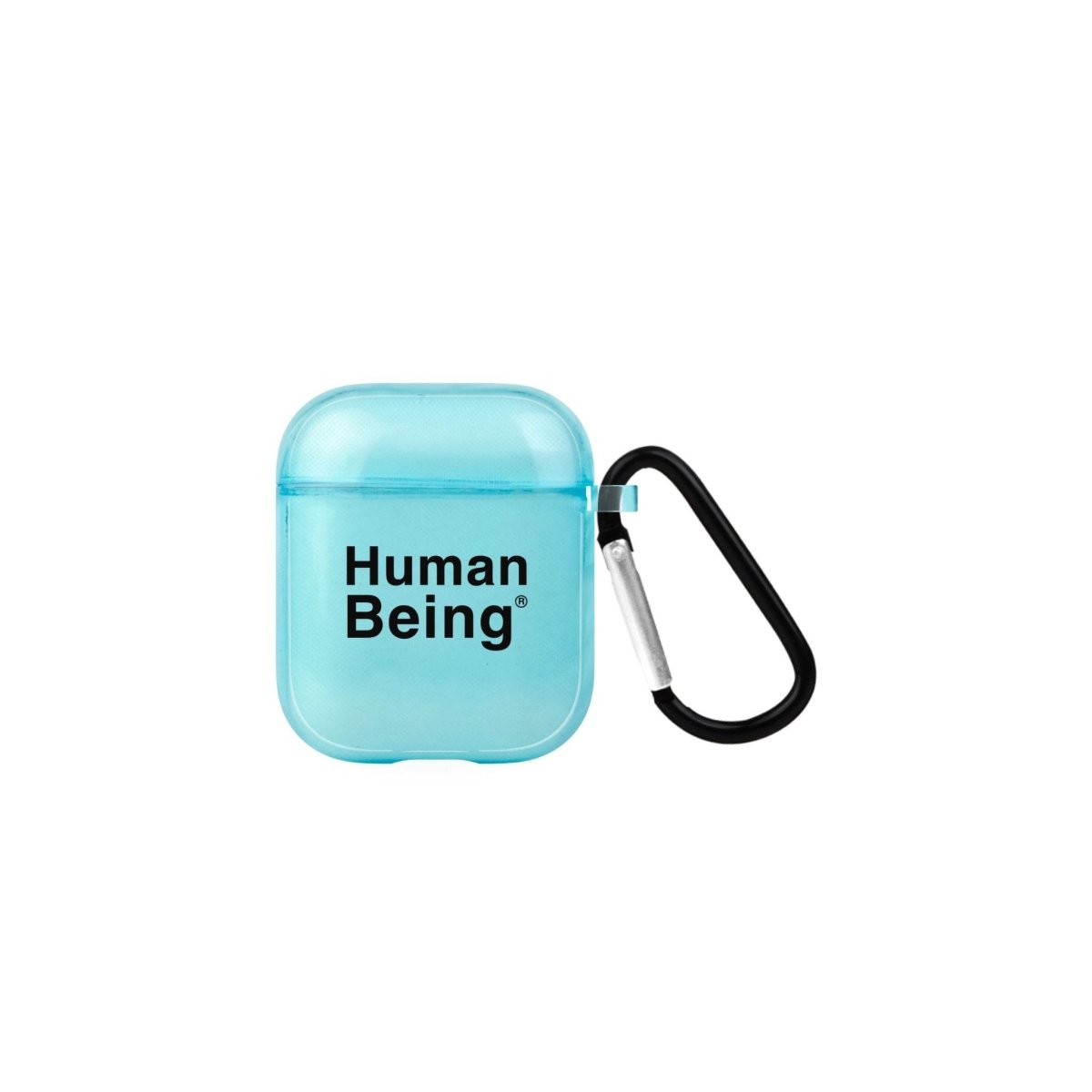 Human Being AirPods Şeffaf Silikon Kılıf Mavi - SUMTHINCS