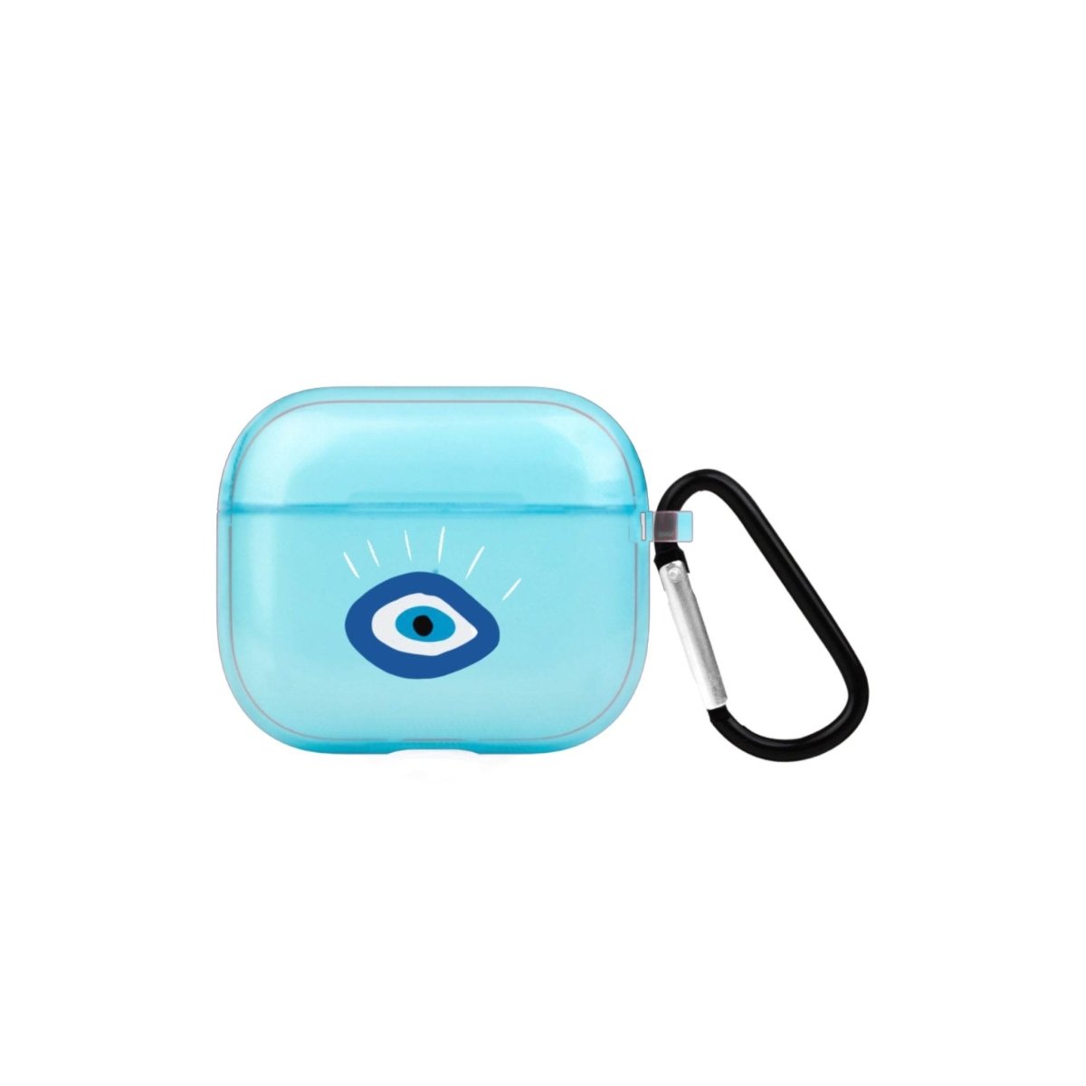 I See You AirPods 3 Şeffaf Silikon Kılıf Mavi - SUMTHINCS