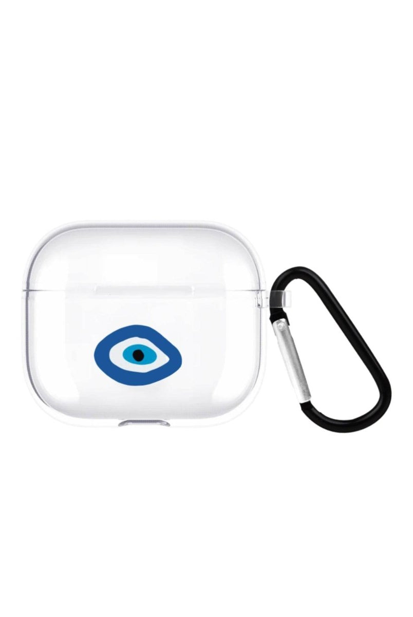 I See You AirPods 3 Şeffaf Silikon Kılıf Beyaz Şeffaf - SUMTHINCS