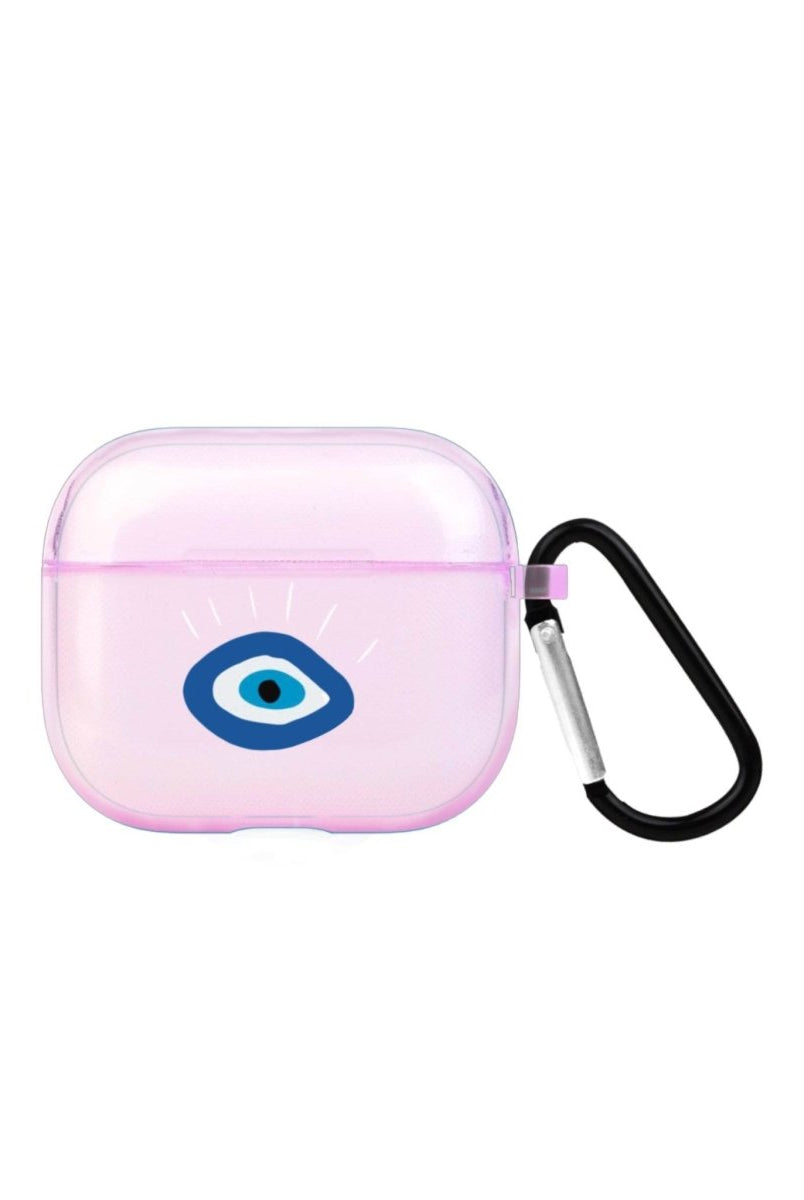 I See You AirPods 3 Şeffaf Silikon Kılıf Lila - SUMTHINCS