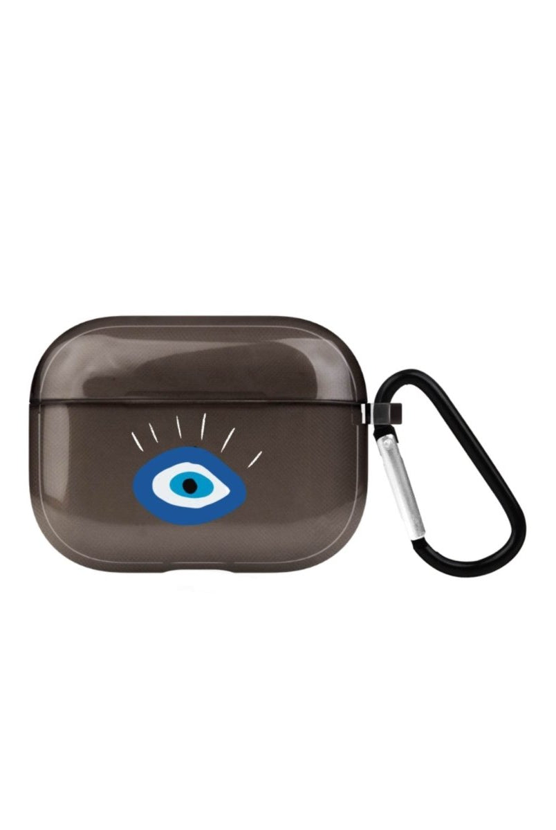 I See You AirPods Pro 2 Şeffaf Silikon Kılıf Siyah - SUMTHINCS
