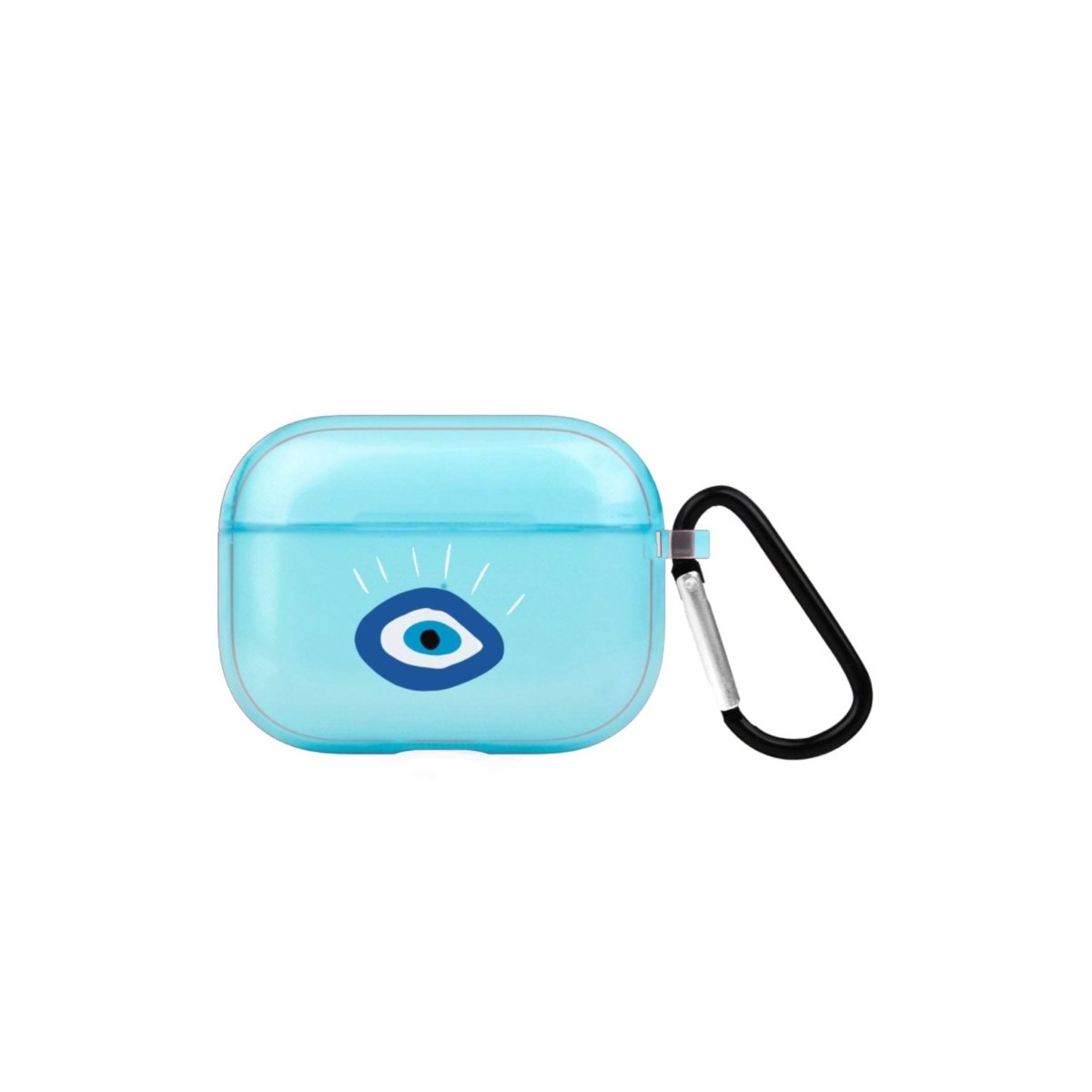 I See You AirPods Pro Şeffaf Silikon Kılıf Mavi - SUMTHINCS