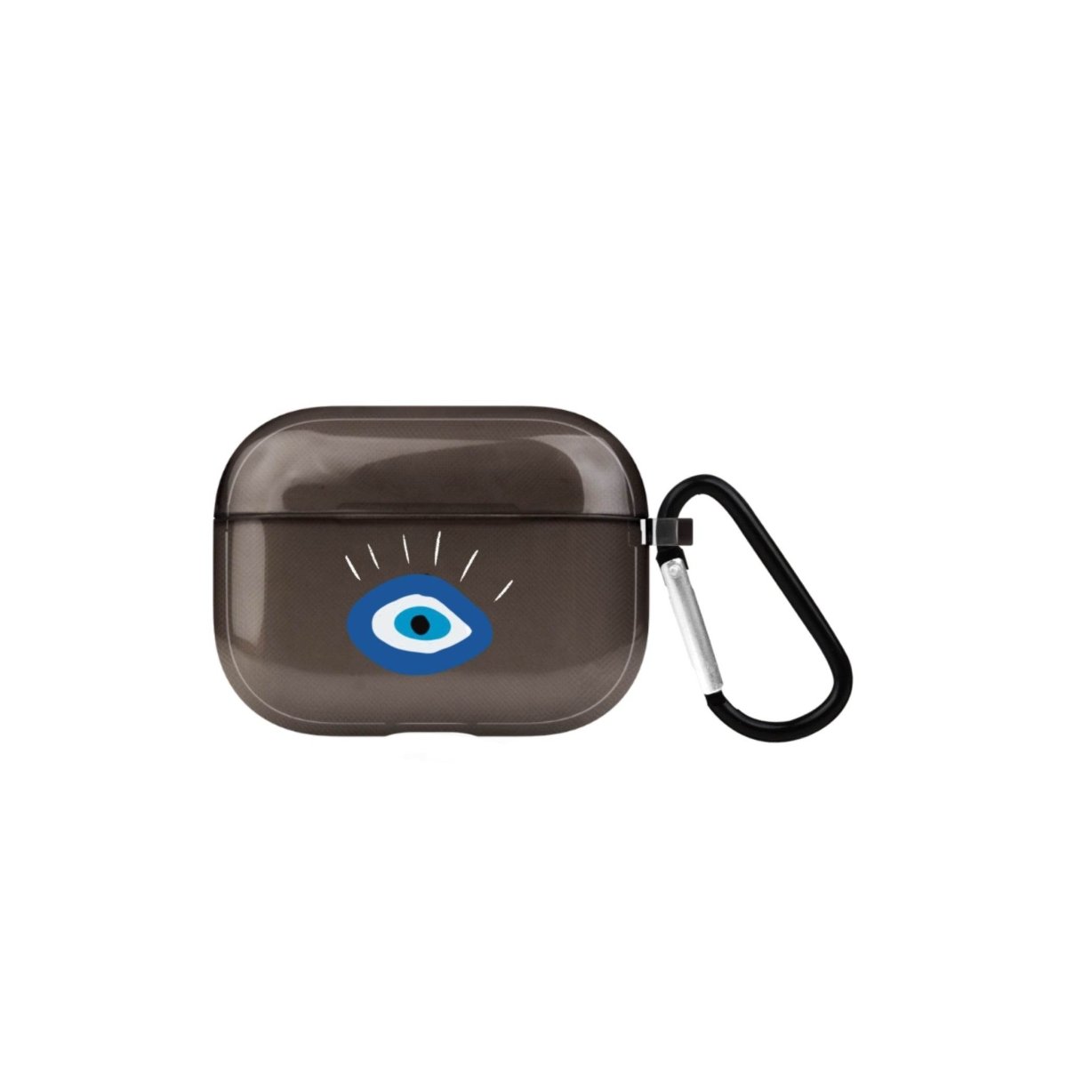 I See You AirPods Pro Şeffaf Silikon Kılıf Siyah - SUMTHINCS