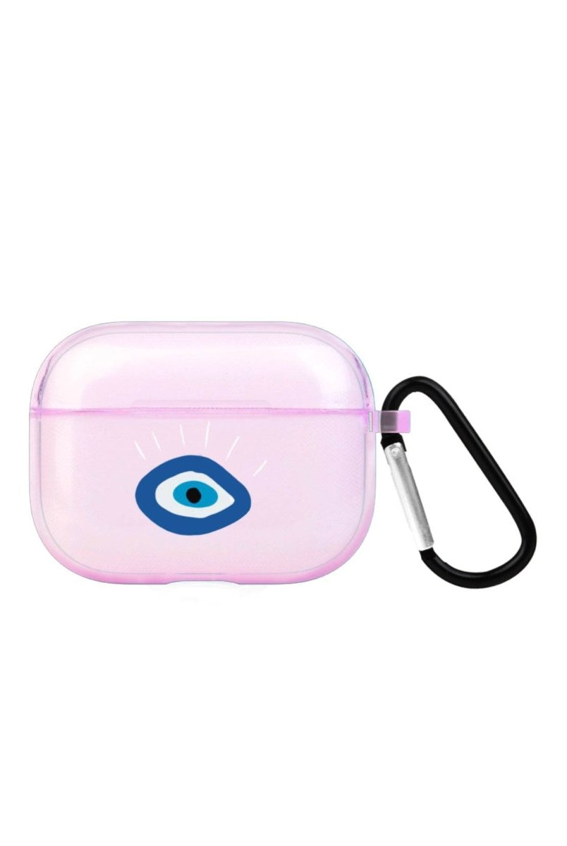 I See You AirPods Pro Şeffaf Silikon Kılıf Lila - SUMTHINCS