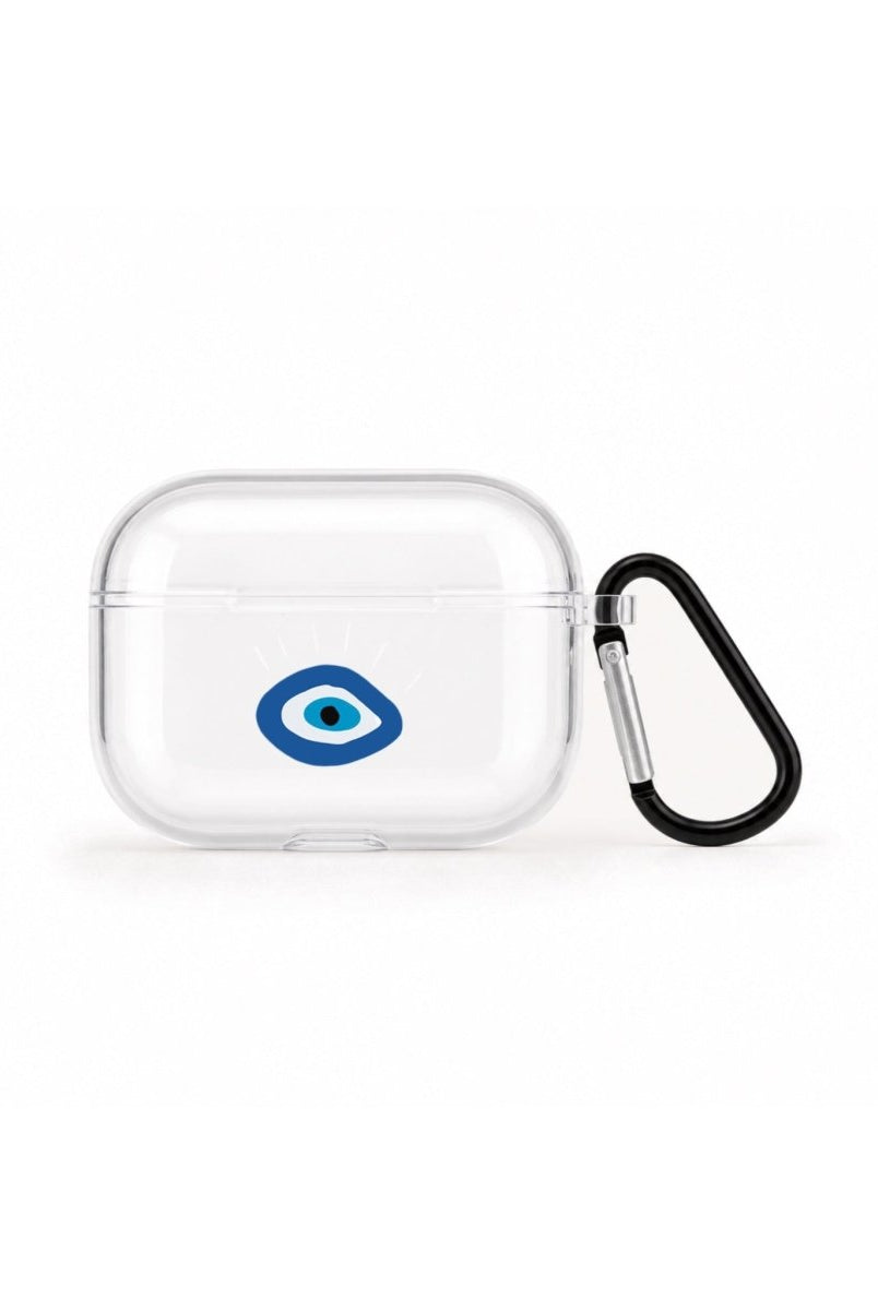 I See You AirPods Pro Şeffaf Silikon Kılıf Beyaz Şeffaf - Sumthincs