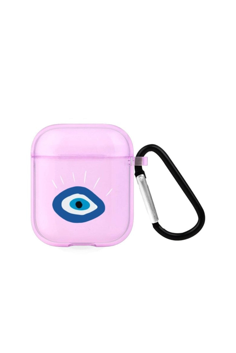 I See You AirPods Şeffaf Silikon Kılıf Lila - SUMTHINCS