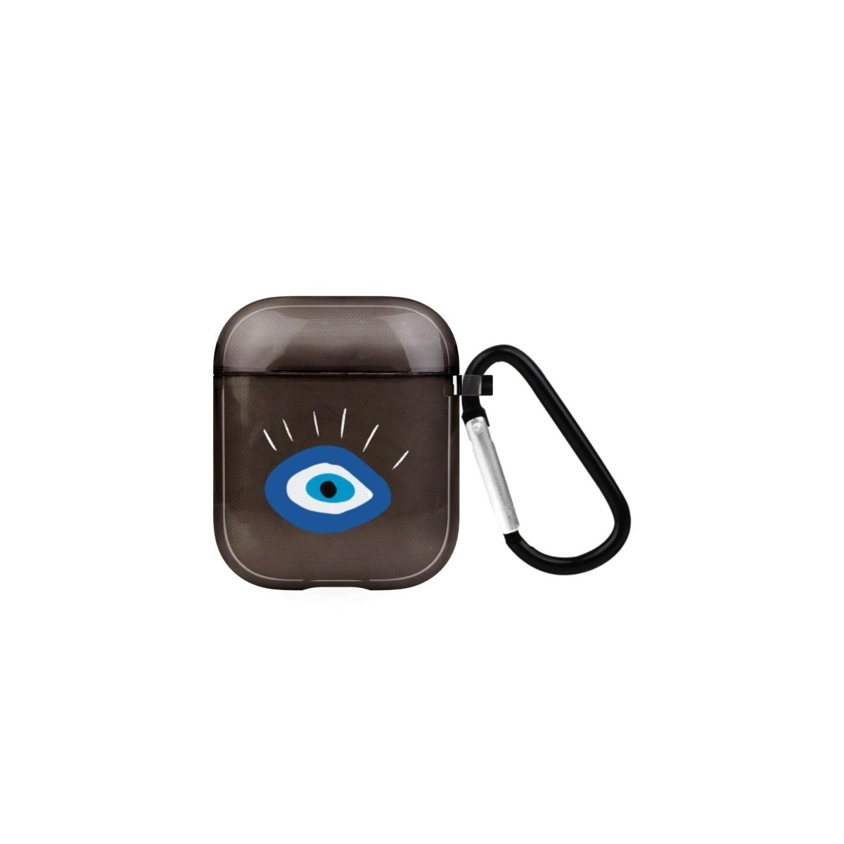 I See You AirPods Şeffaf Silikon Kılıf Siyah - SUMTHINCS