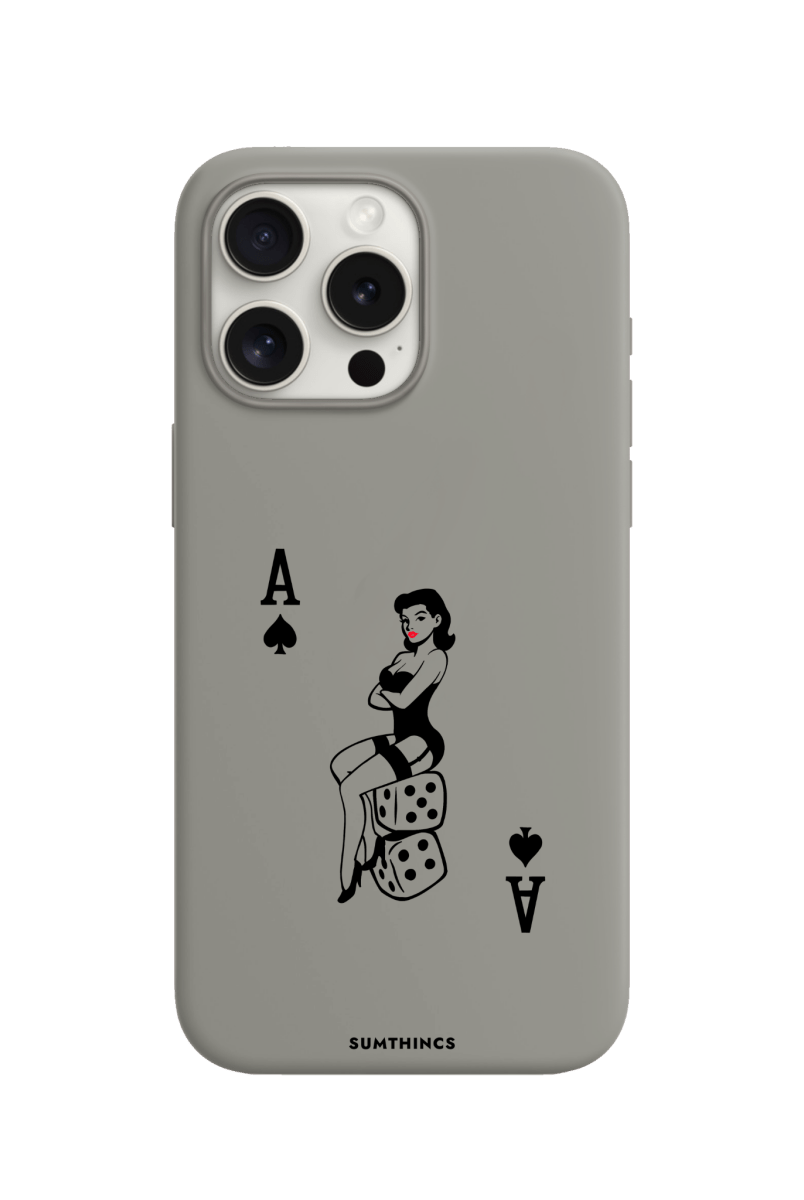 iPhone 11 Ace Queen Premium Telefon Kılıfı Gri - SUMTHINCS