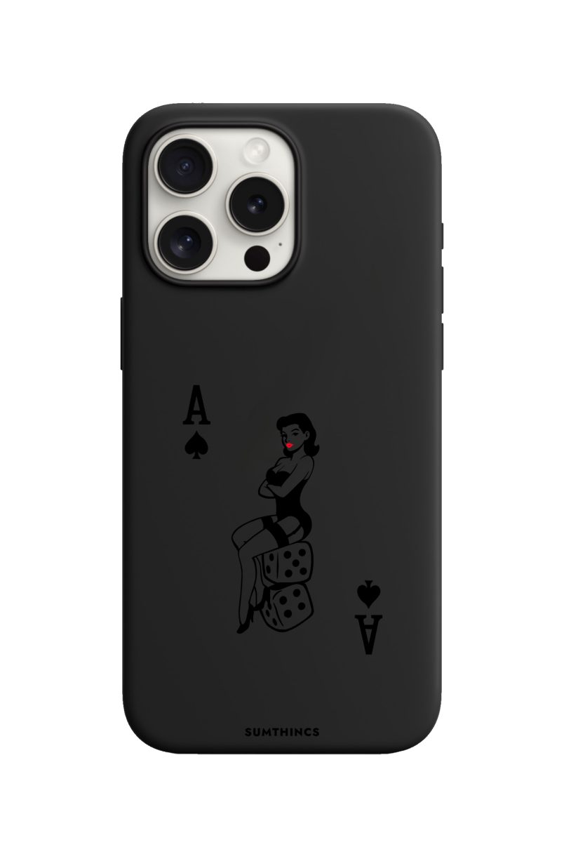 iPhone 11 Ace Queen Premium Telefon Kılıfı Siyah - SUMTHINCS