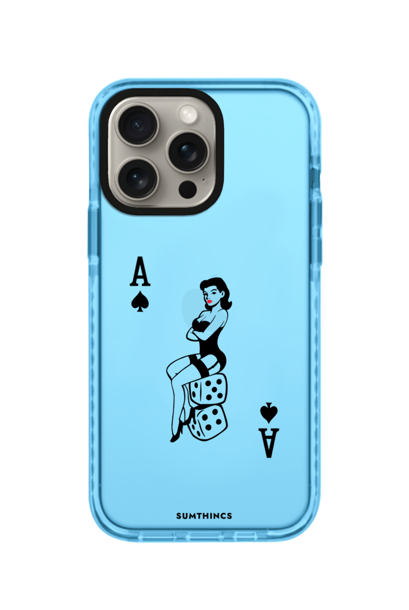 iPhone 11 Ace Queen Procase Şeffaf Telefon Kılıfı Mavi - SUMTHINCS