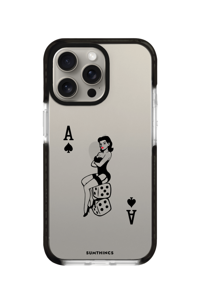 iPhone 11 Ace Queen Procase Şeffaf Telefon Kılıfı Siyah Şeffaf - SUMTHINCS