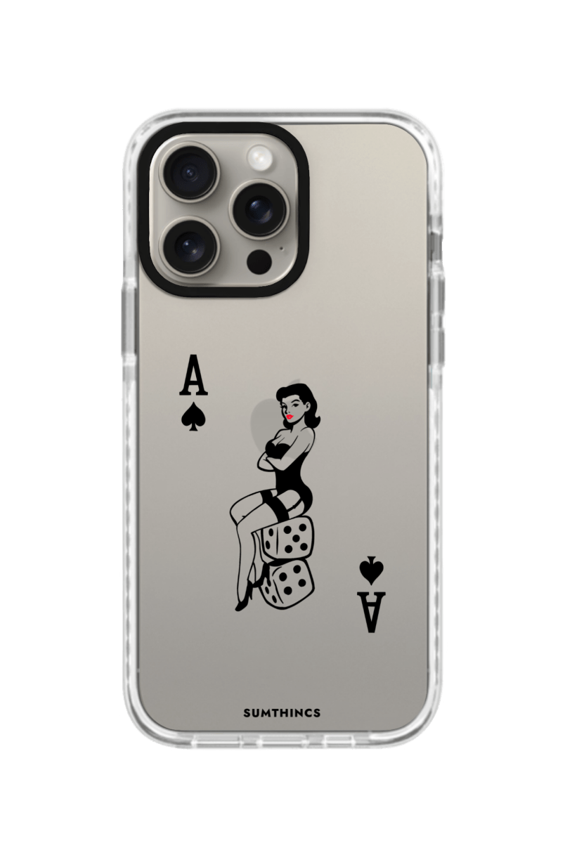 iPhone 11 Ace Queen Procase Şeffaf Telefon Kılıfı Beyaz Şeffaf - SUMTHINCS