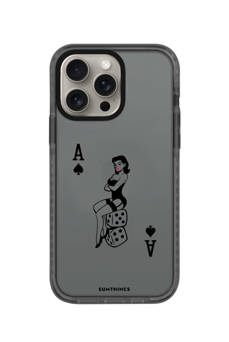 iPhone 11 Ace Queen Procase Şeffaf Telefon Kılıfı Antrasit - SUMTHINCS