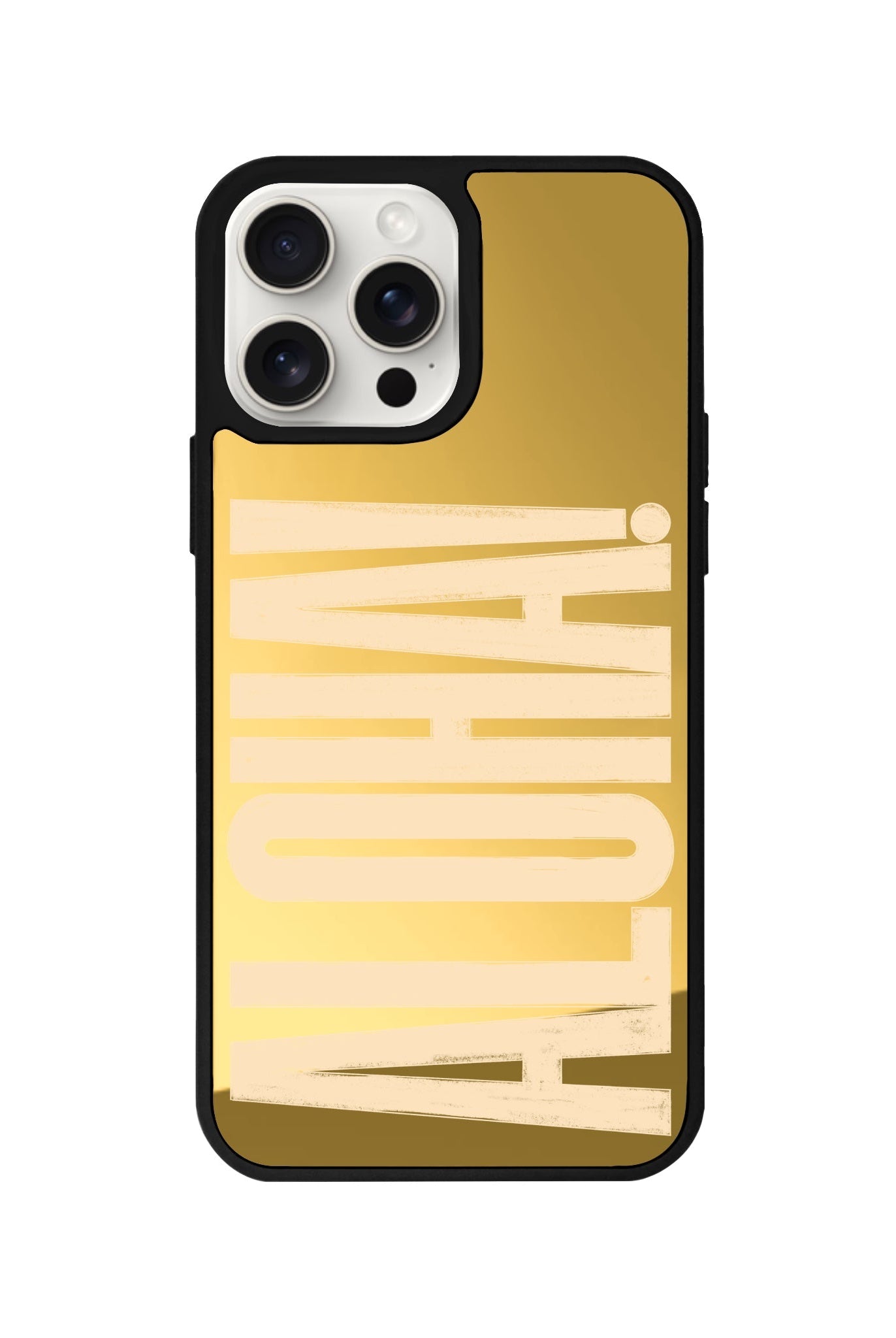 iPhone 11 Aloha Mirror Aynalı Telefon Kılıfı Altın - SUMTHINCS