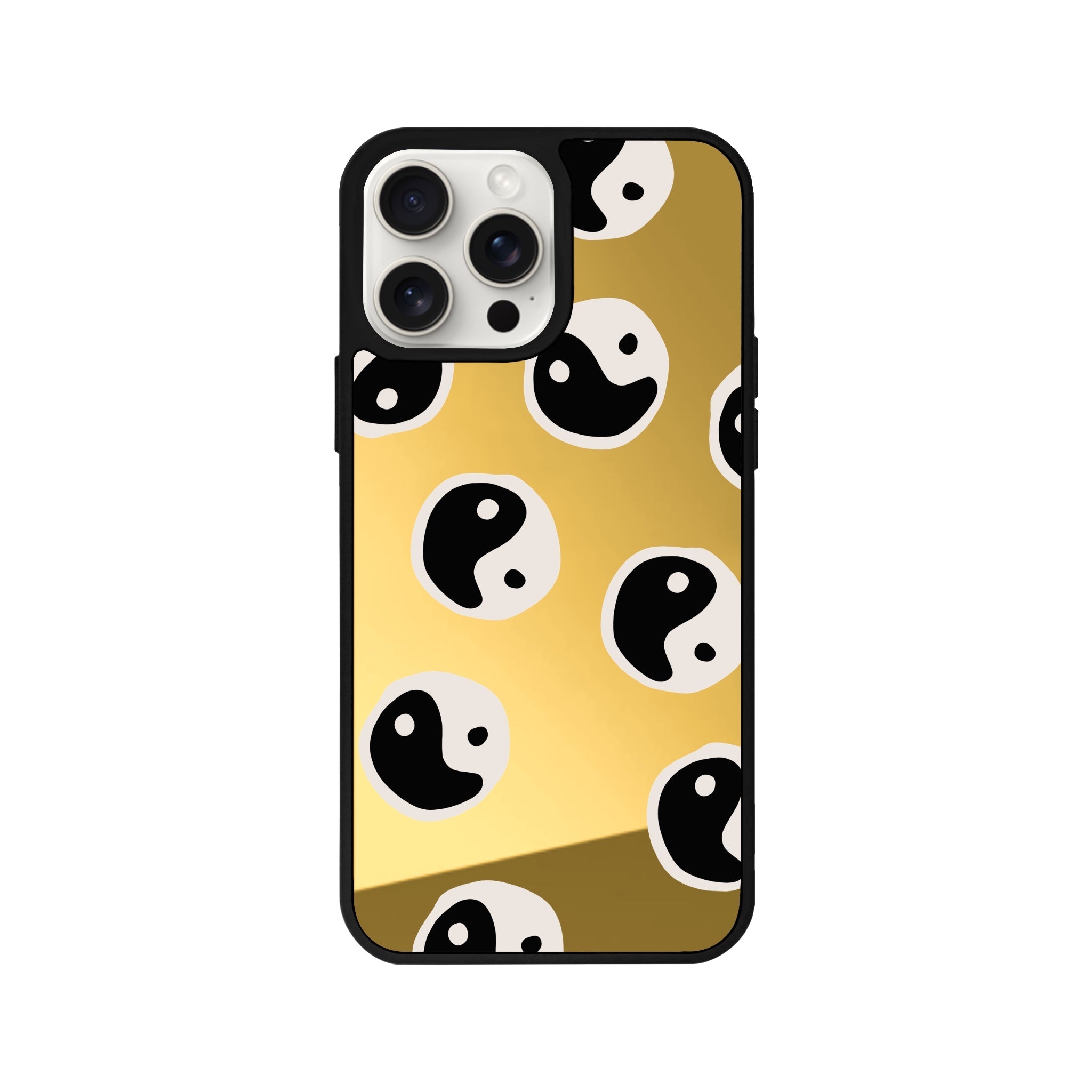 iPhone 11 Balance Mirror Aynalı Telefon Kılıfı Altın - SUMTHINCS