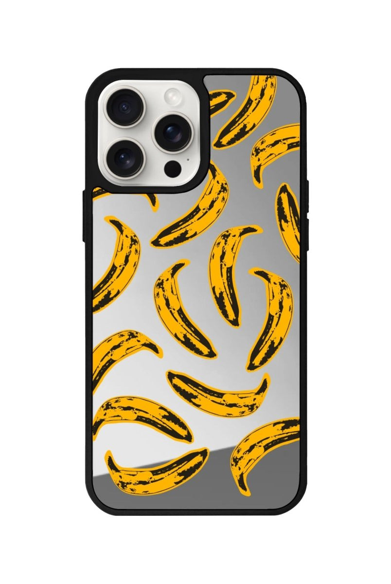 iPhone 11 Banana Mirror Aynalı Telefon Kılıfı Gümüş - SUMTHINCS