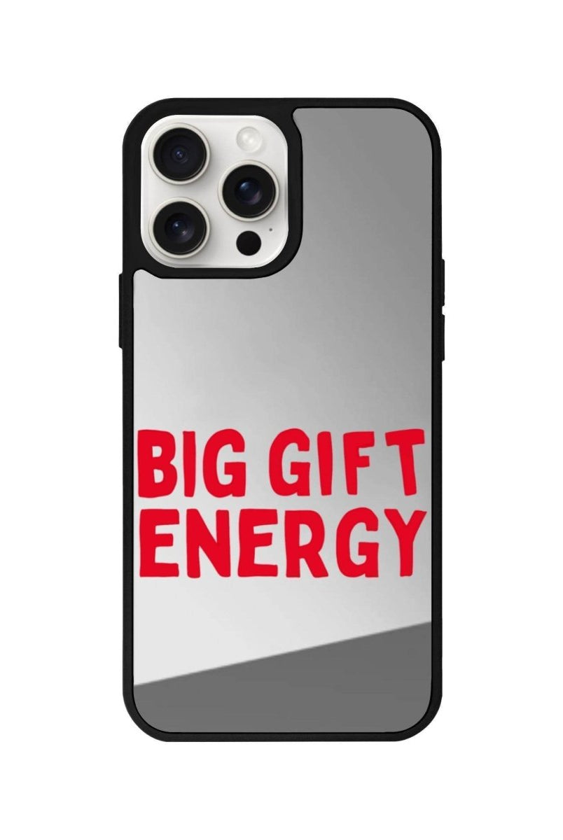 iPhone 11 Big Gift Energy Mirror Aynalı Telefon Kılıfı Gümüş - SUMTHINCS