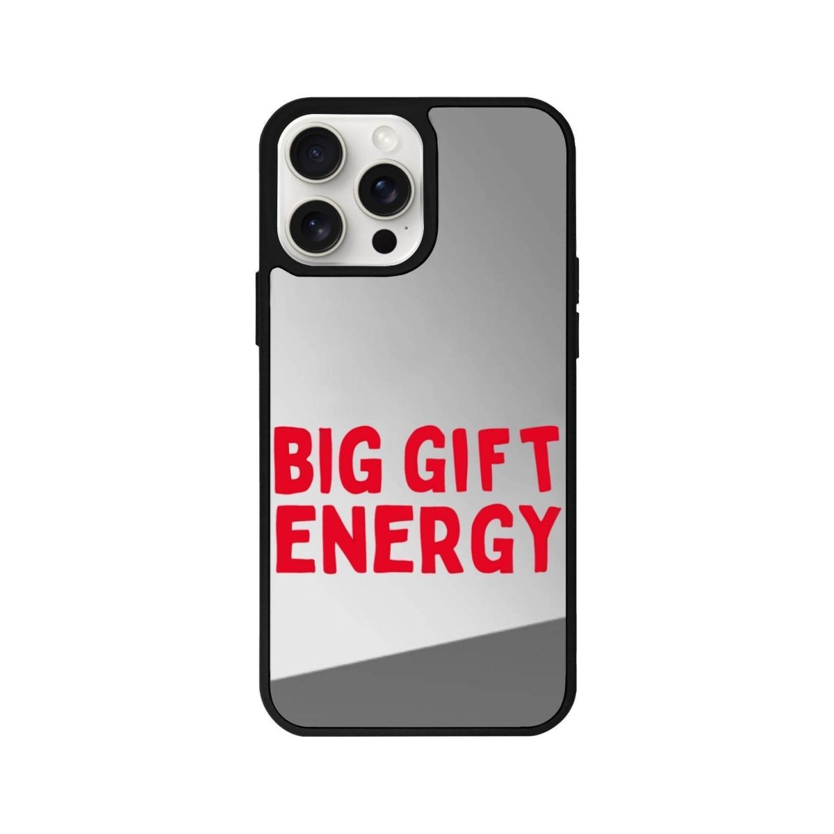 iPhone 11 Big Gift Energy Mirror Aynalı Telefon Kılıfı Gümüş - SUMTHINCS