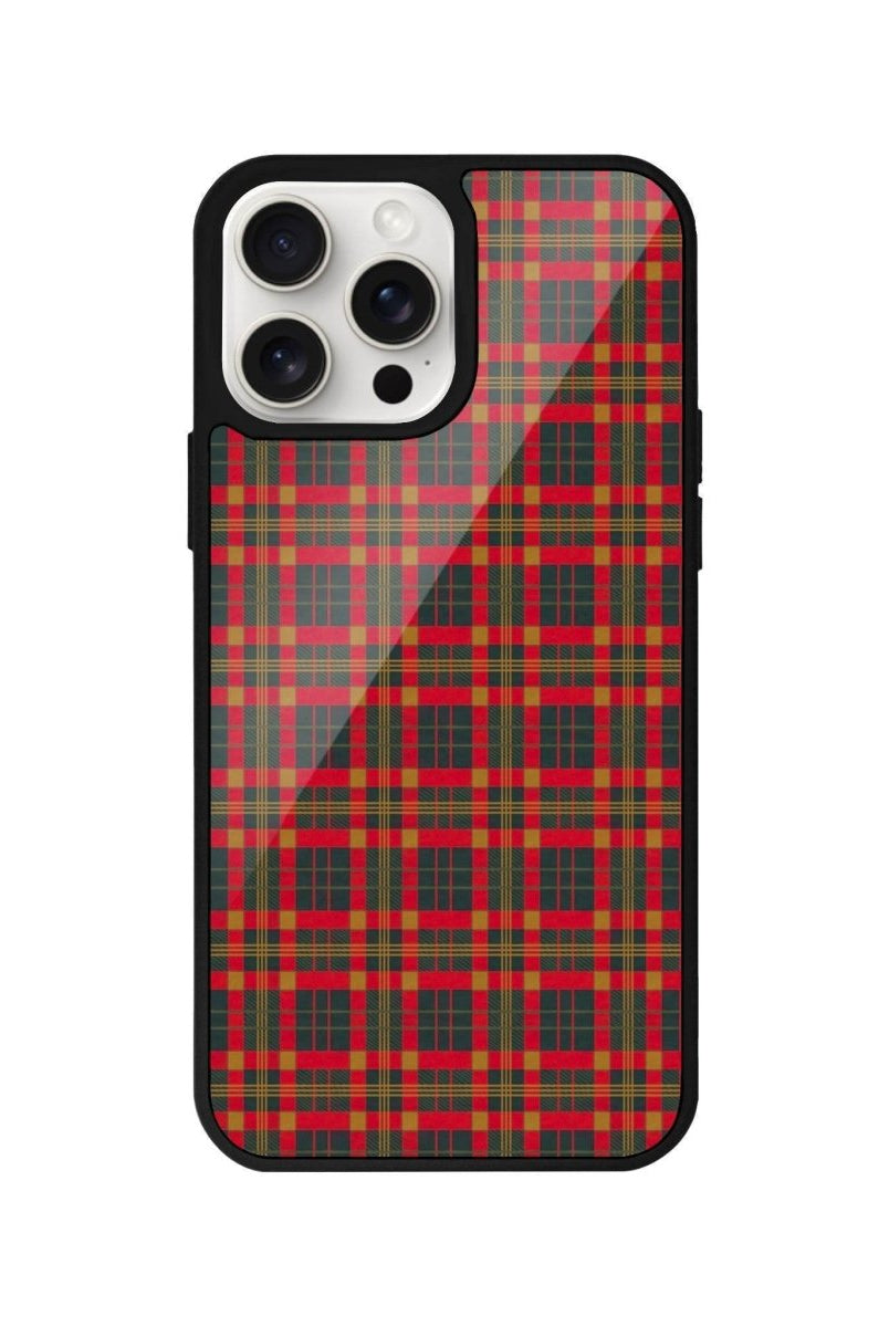 iPhone 11 Christmas Plaid Glossy Cam Telefon Kılıfı - SUMTHINCS