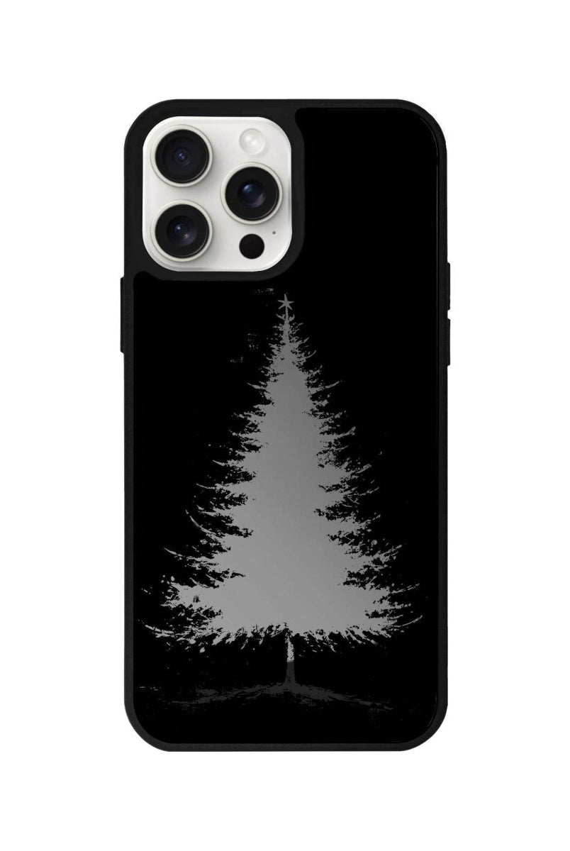 iPhone 11 Christmas Tree Mirror Aynalı Telefon Kılıfı Antrasit - SUMTHINCS