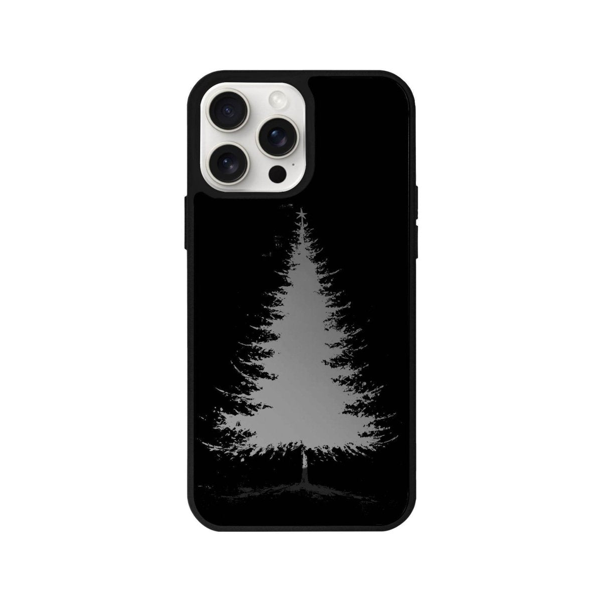 iPhone 11 Christmas Tree Mirror Aynalı Telefon Kılıfı Antrasit - SUMTHINCS