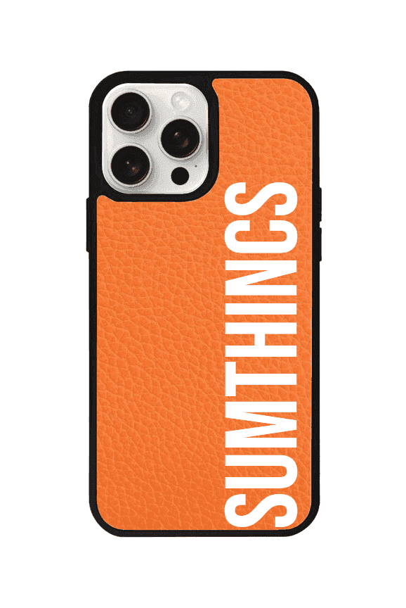 iPhone 11 Condensed Kişiye Özel Leather Vegan Deri Telefon Kılıfı - SUMTHINCS