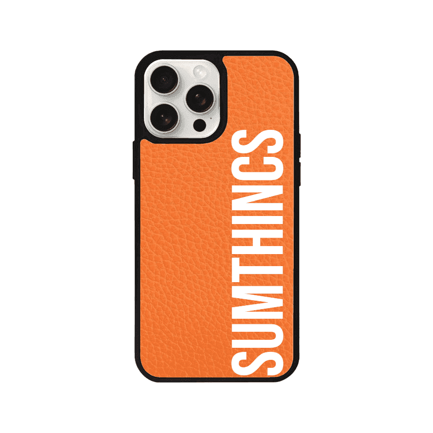iPhone 11 Condensed Kişiye Özel Leather Vegan Deri Telefon Kılıfı - SUMTHINCS