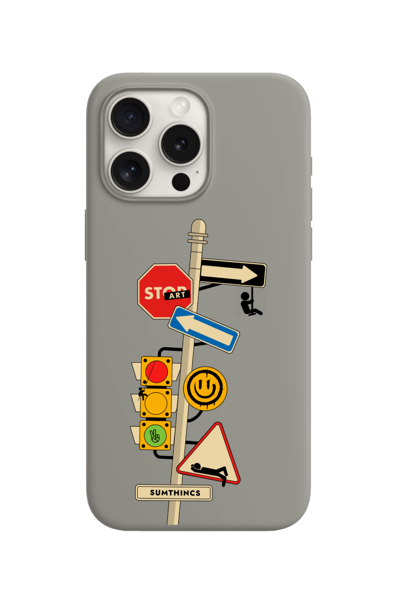 iPhone 11 Crossroad Premium Telefon Kılıfı Gri - SUMTHINCS