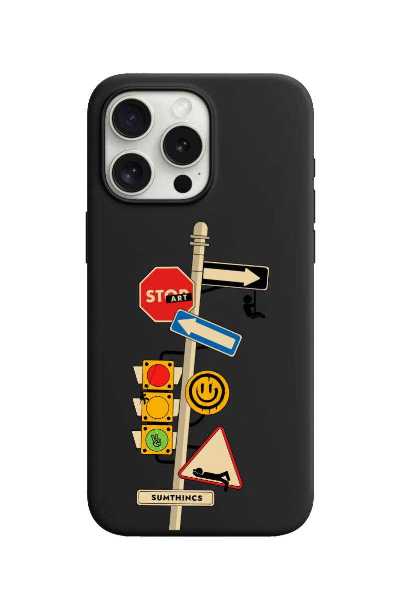 iPhone 11 Crossroad Premium Telefon Kılıfı Siyah - SUMTHINCS