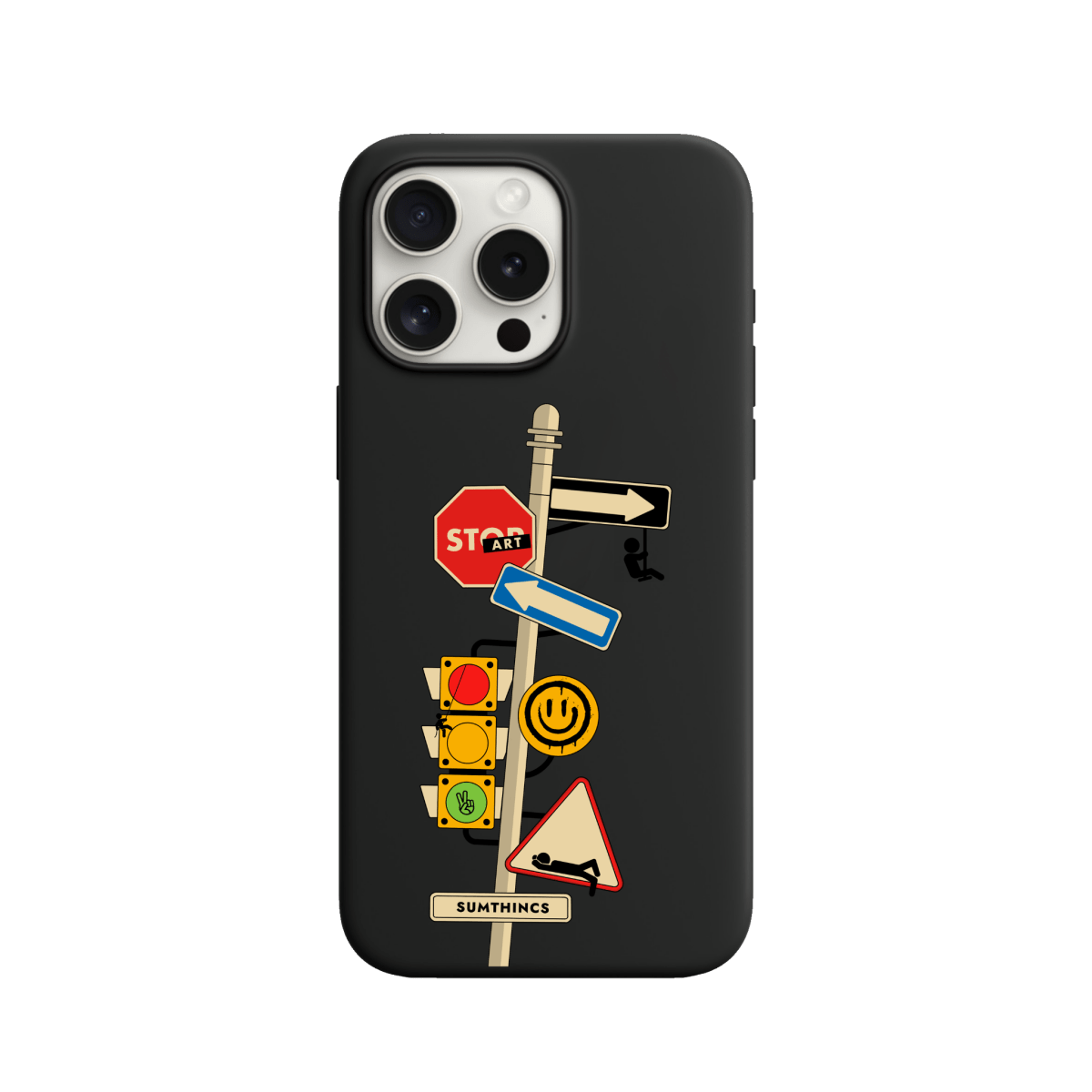 iPhone 11 Crossroad Premium Telefon Kılıfı Siyah - SUMTHINCS