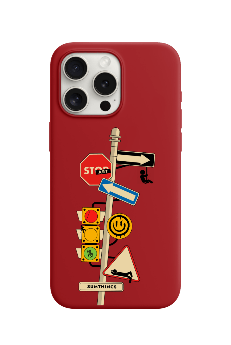 iPhone 11 Crossroad Premium Telefon Kılıfı Kırmızı - SUMTHINCS
