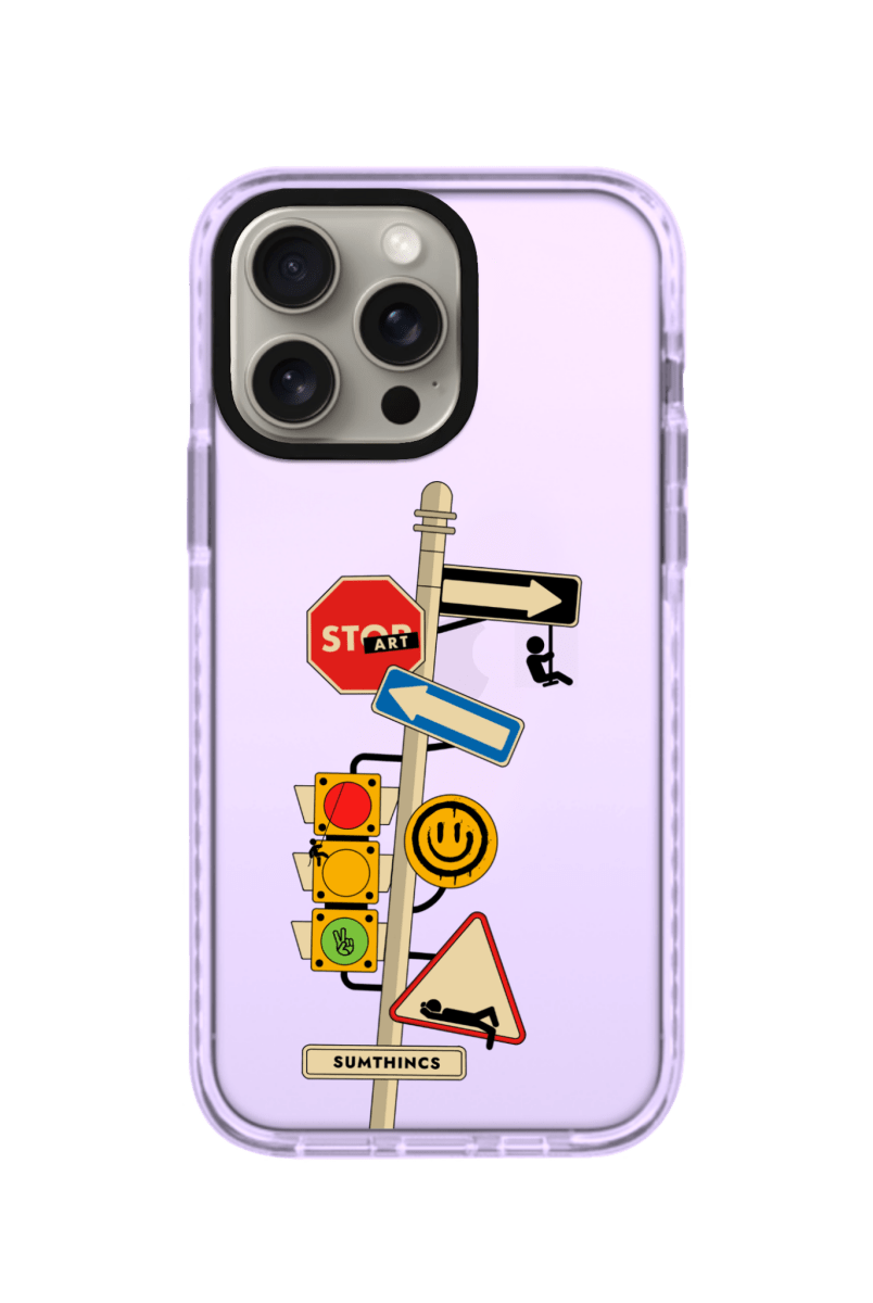 iPhone 11 Crossroad Procase Şeffaf Telefon Kılıfı Lila - SUMTHINCS