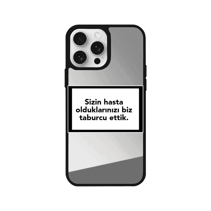iPhone 11 Custom Quote Kişiye Özel Mirror Aynalı Telefon Kılıfı - SUMTHINCS