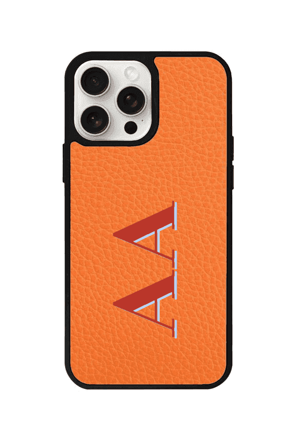 iPhone 11 Didot Monogram Kişiye Özel Leather Vegan Deri Telefon Kılıfı - SUMTHINCS