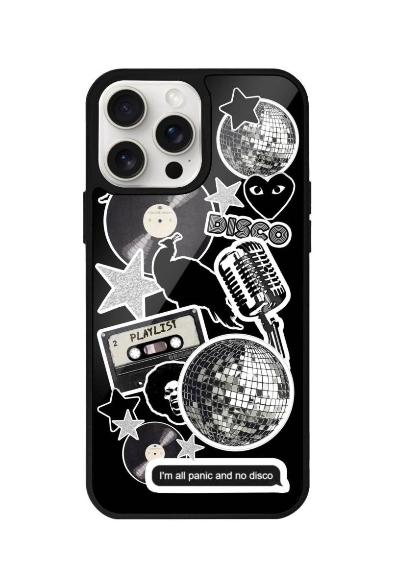 iPhone 11 Disco Stickers Glossy Cam Telefon Kılıfı - SUMTHINCS