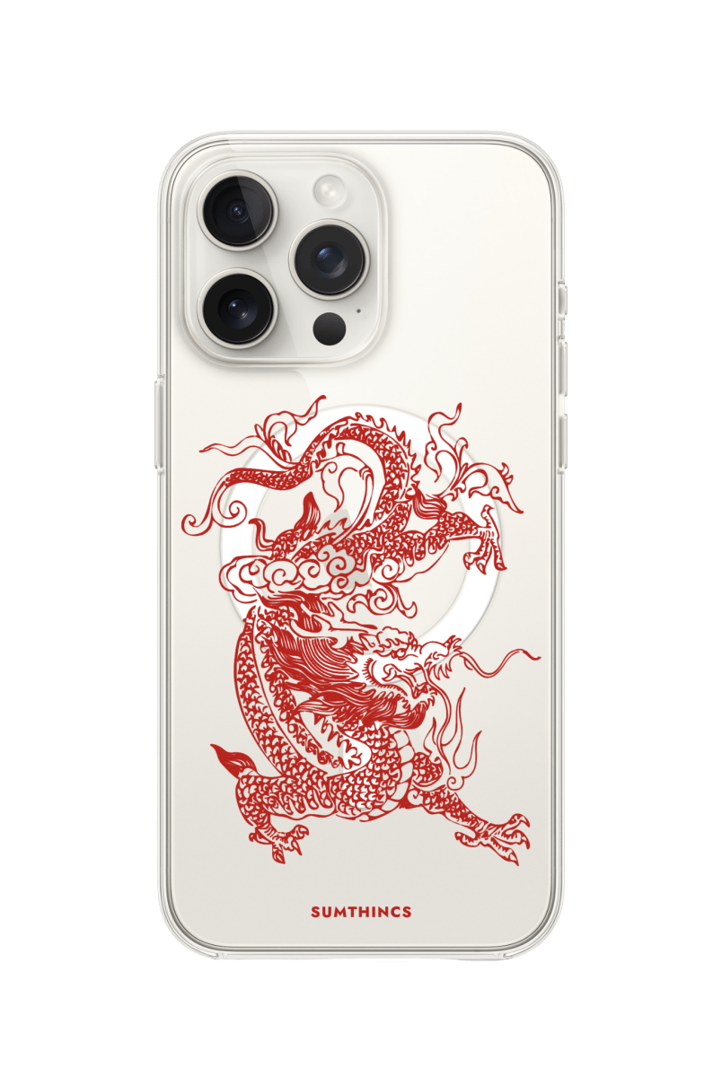 iPhone 11 Dragon Clear Magsafe Şeffaf Telefon Kılıfı - SUMTHINCS