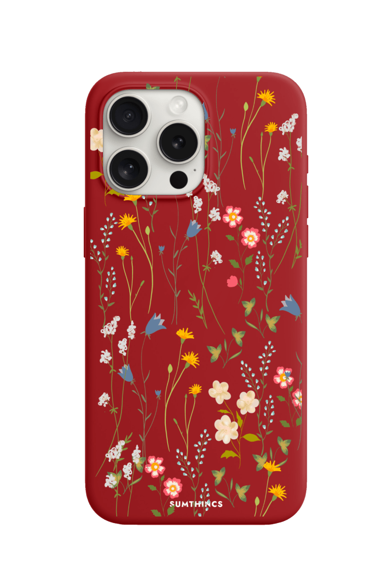 iPhone 11 Eternal Garden Premium Telefon Kılıfı Kırmızı - SUMTHINCS