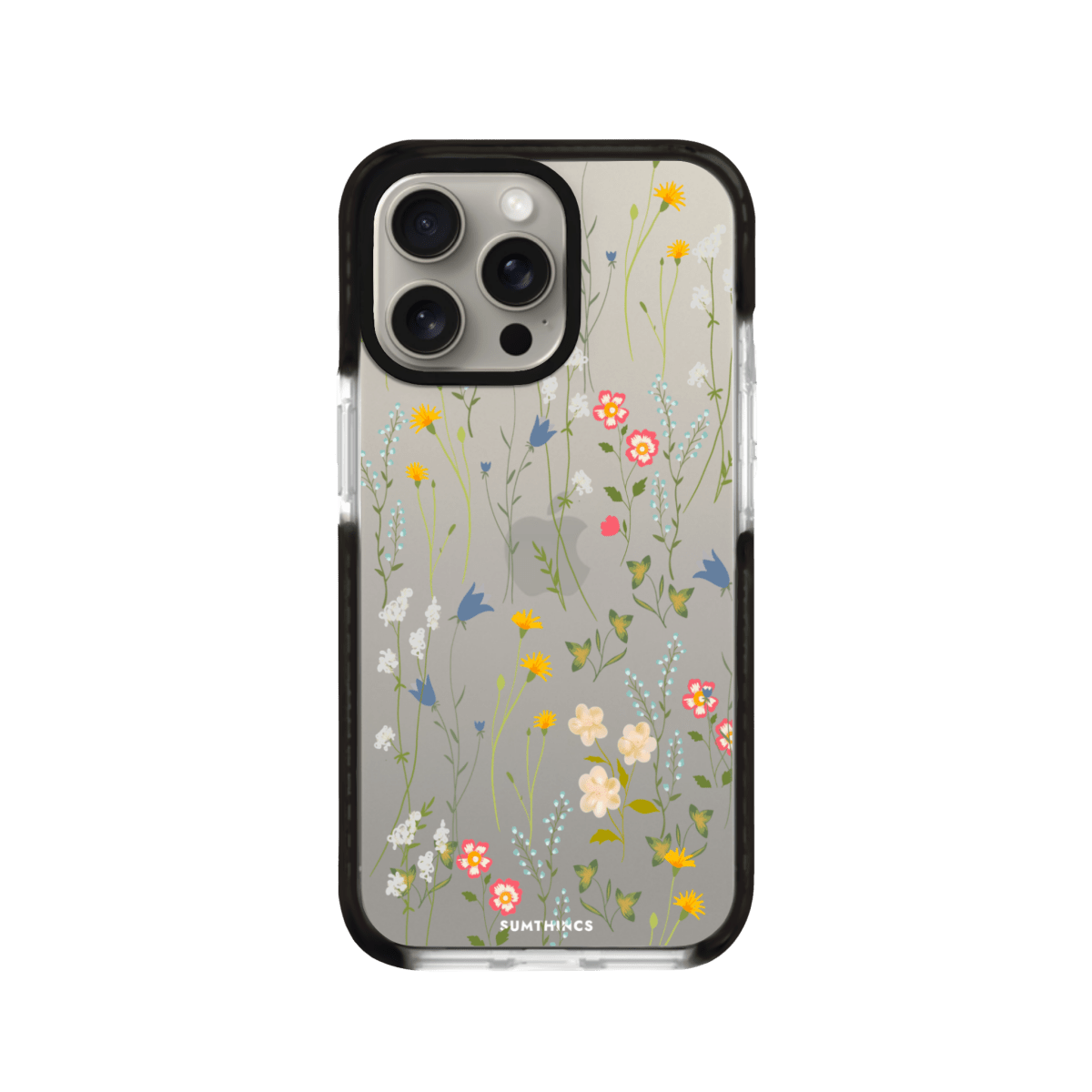 iPhone 11 Eternal Garden Procase Şeffaf Telefon Kılıfı Siyah Şeffaf - SUMTHINCS