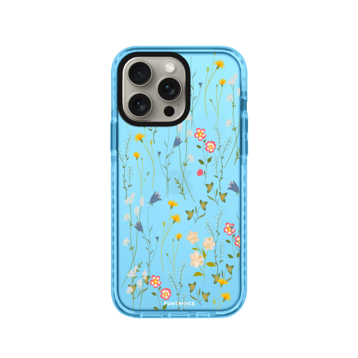 iPhone 11 Eternal Garden Procase Şeffaf Telefon Kılıfı Mavi - SUMTHINCS