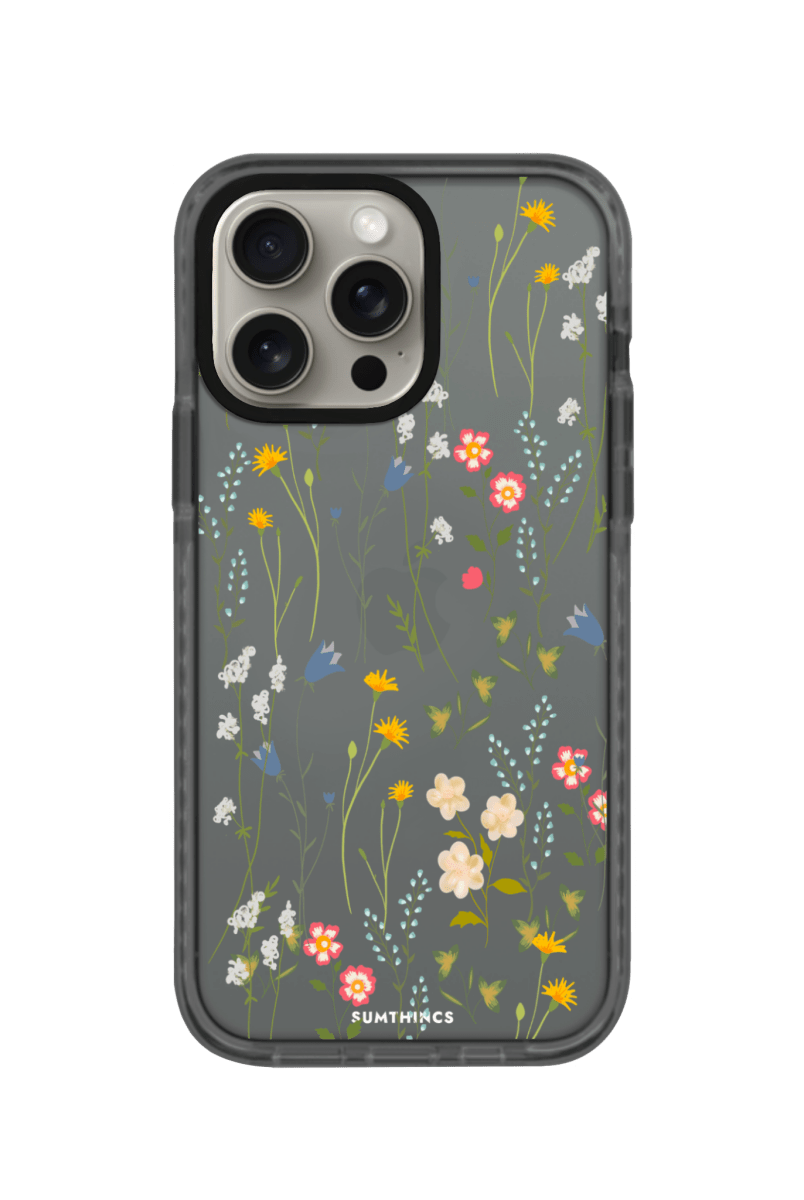 iPhone 11 Eternal Garden Procase Şeffaf Telefon Kılıfı Antrasit - SUMTHINCS