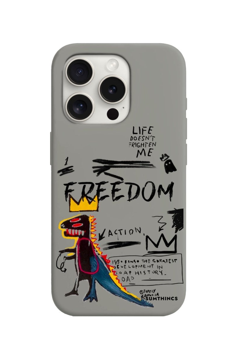 iPhone 11 Freedom Premium Telefon Kılıfı Gri - SUMTHINCS