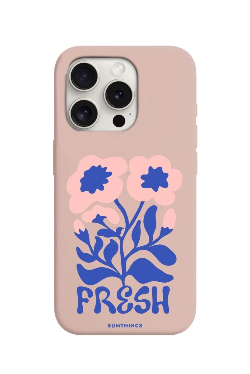 iPhone 11 Fresh Flowers Premium Telefon Kılıfı Bej - SUMTHINCS