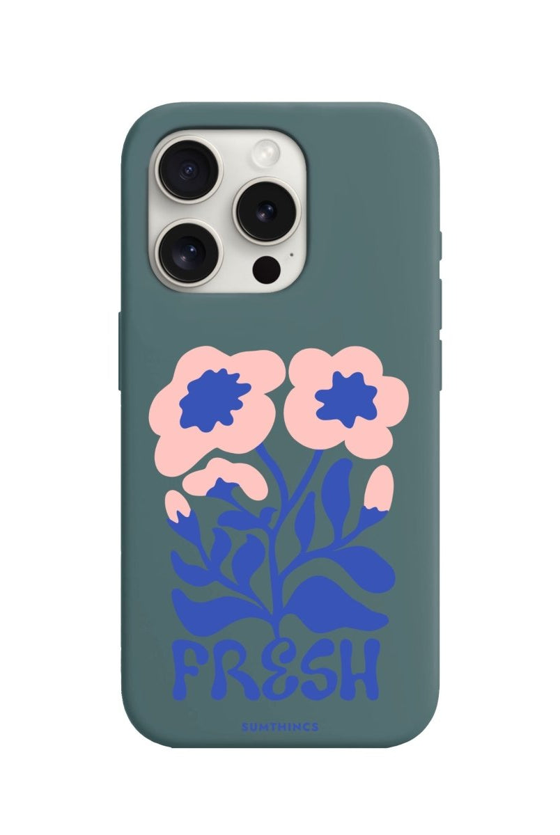 iPhone 11 Fresh Flowers Premium Telefon Kılıfı Kaktüs Yeşili - SUMTHINCS