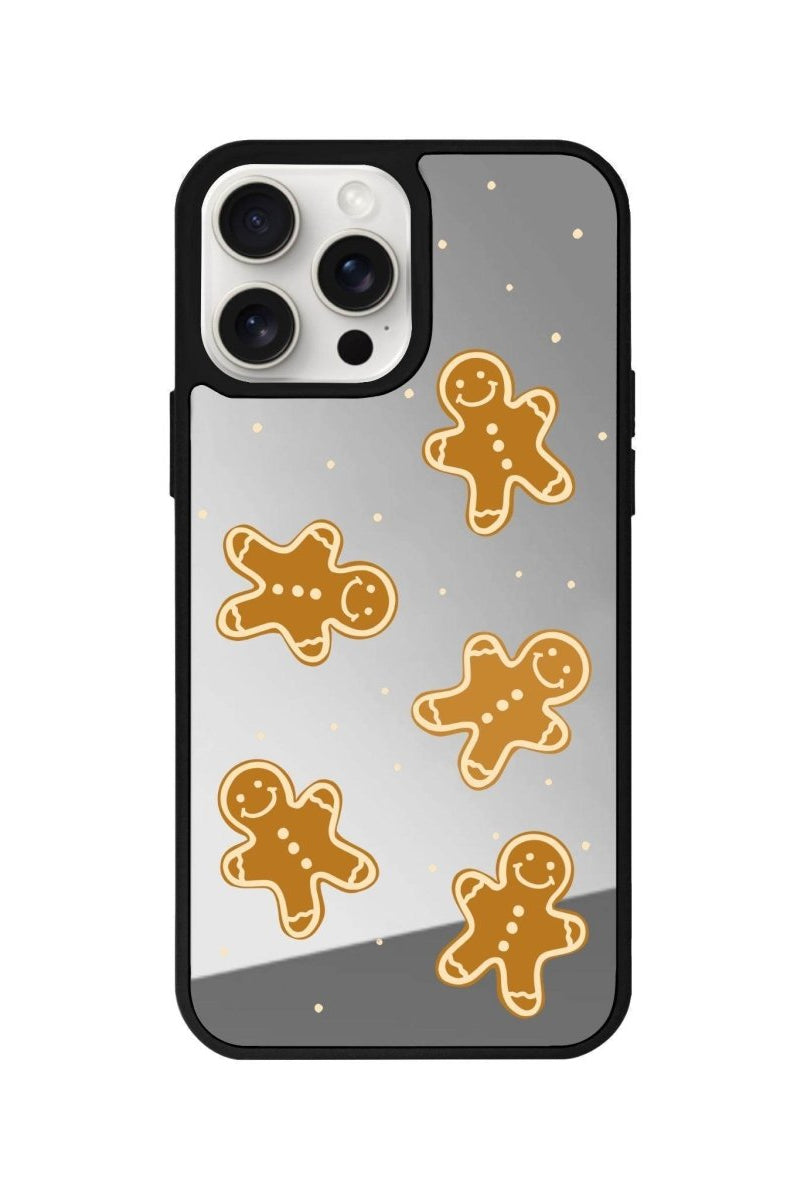 iPhone 11 Gingerbread Man Mirror Aynalı Telefon Kılıfı Gümüş - SUMTHINCS