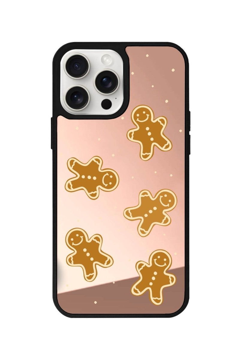 iPhone 11 Gingerbread Man Mirror Aynalı Telefon Kılıfı Metalik Pembe - SUMTHINCS